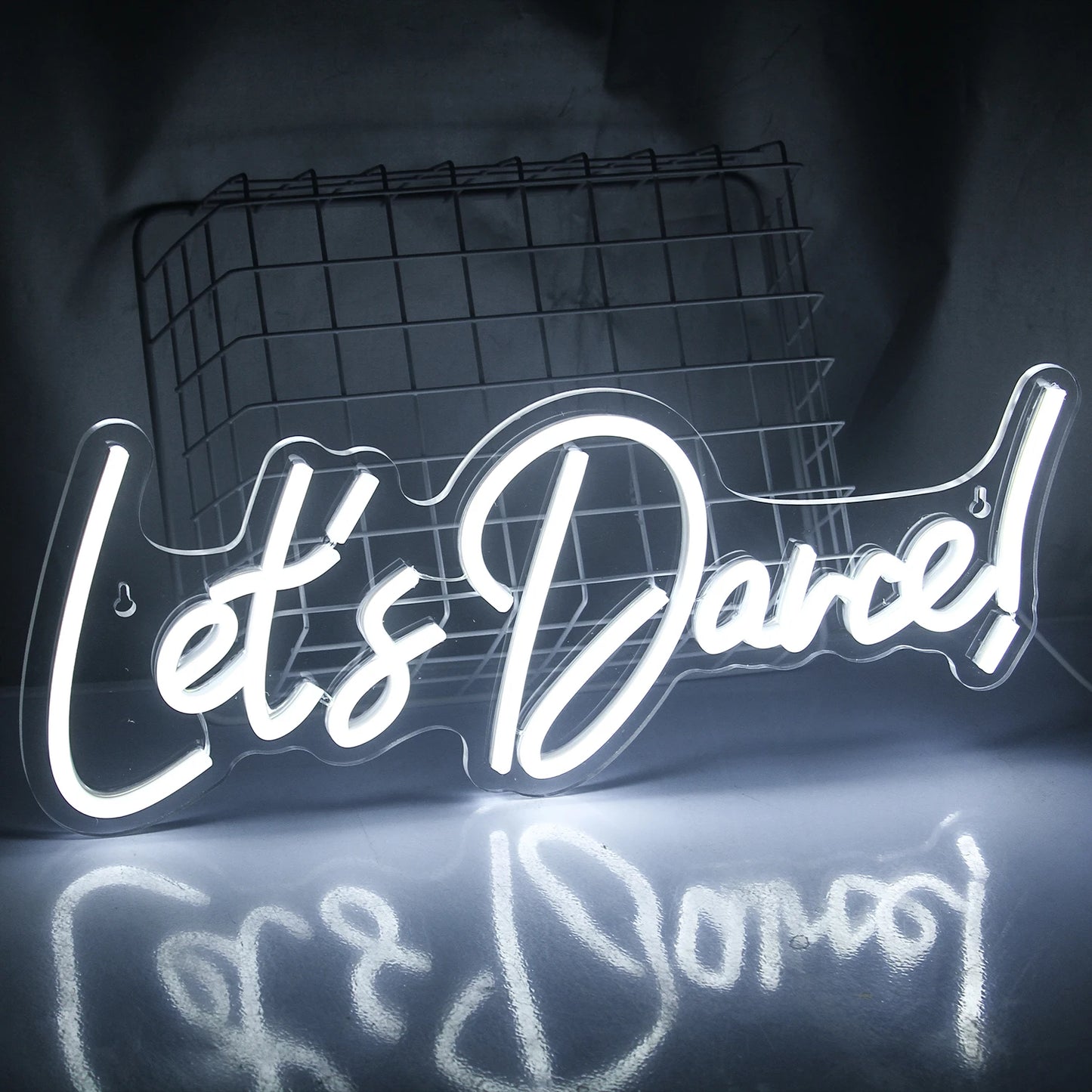 Lets Dance 5V Mini USB LED Neon Sign - Budget Friendly