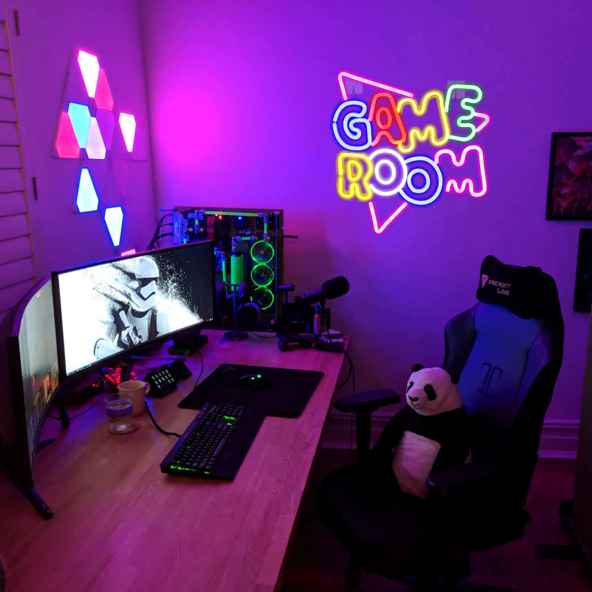 Game Room – LED-neonkyltti (5 V USB)