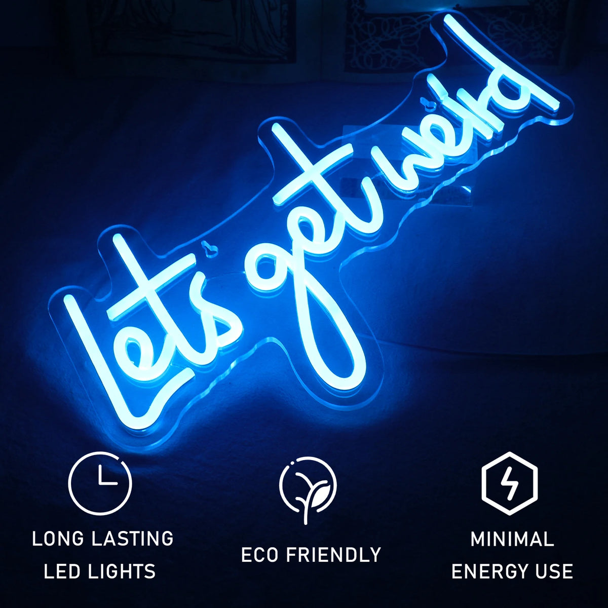 Lets Get Weird – LED-neonkyltti (5 V USB)