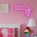Kissa – LED-neonkyltti (5 V USB)