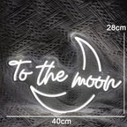 To The Moon – LED-neonkyltti (5 V USB)