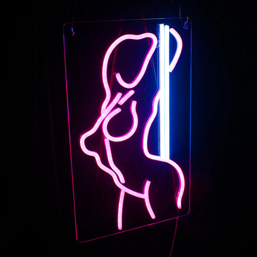 Kvinnofigurer – LED-neonskylt (5 V USB)