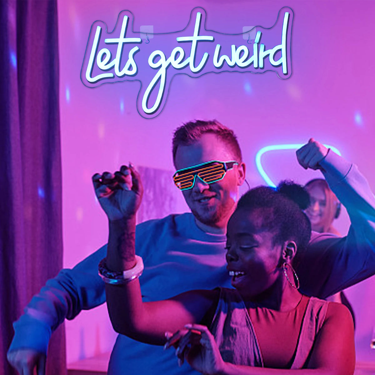 Lets Get Weird – LED-neonkyltti (5 V USB)
