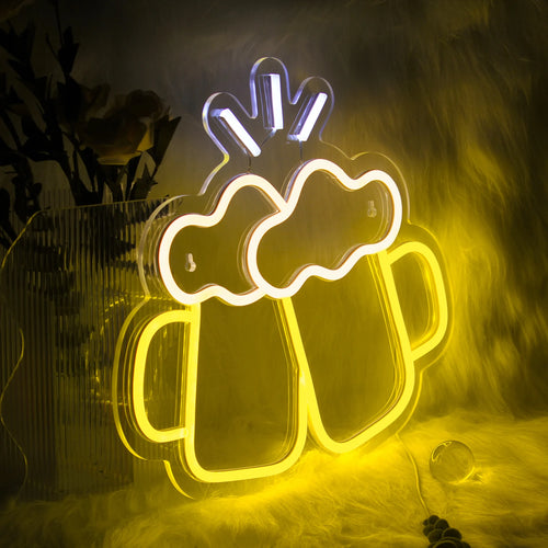 Olutaiheinen kuvio – LED-neonvalomainos (5 V USB)