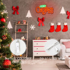 Merry Christmas – Kaunokirjoitustyyli – LED-neonkyltti (5 V USB)