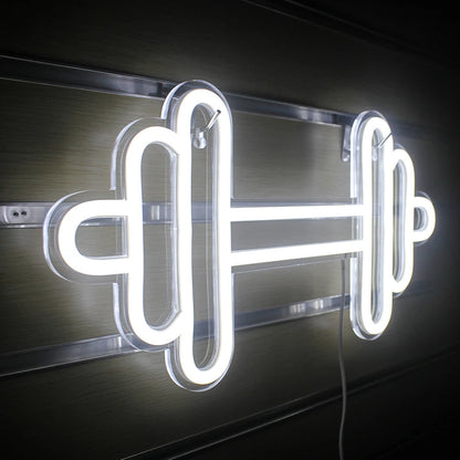 Barbell 5V Mini USB LED Neon Sign - Budget Friendly