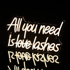All You Need is Lashes 5V USB LED Neon Valokyltti - Edullinen