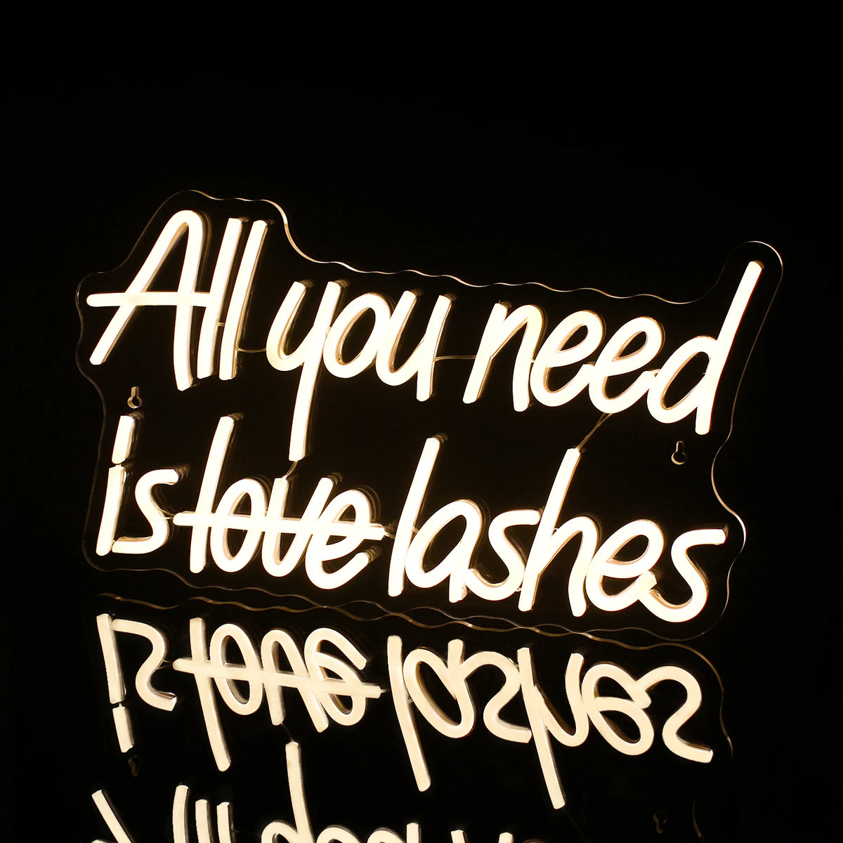 All You Need is Lashes 5V USB LED Neon Valokyltti - Edullinen