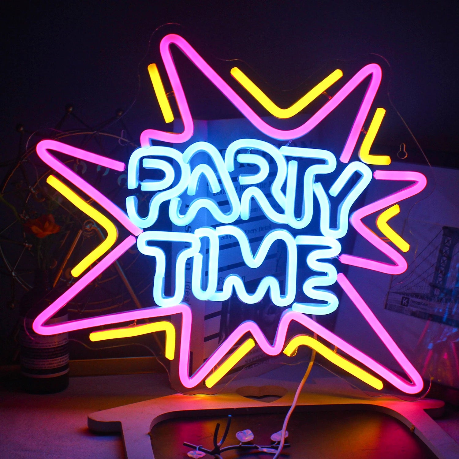 LED Let's Party 5V Mini USB LED Neon Sign - Budget Friendly