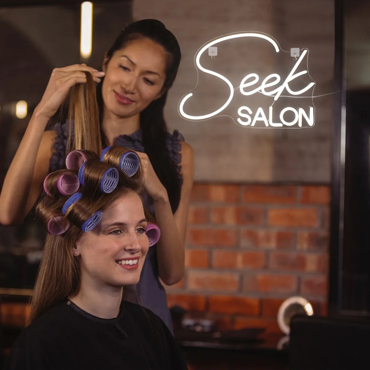 Seek SALON – LED-neonvalomainos (5 V USB)