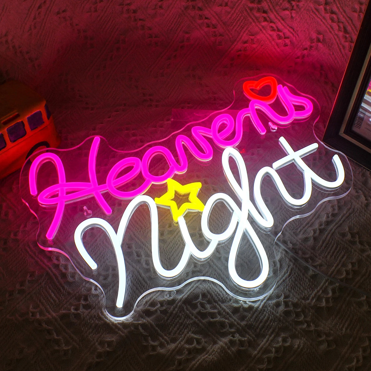 Heavens Night 5V USB LED Neon Sign - Budget Friendly