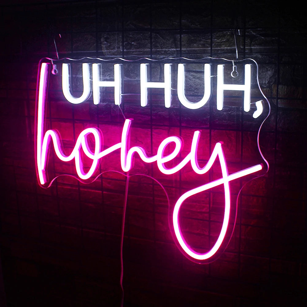 Uh Huh, Honey – LED-neonkyltti (5 V USB)