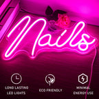 Nails – LED-neonkyltti (5 V USB)