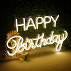 Happy Birthday – LED-neonkyltti (5 V USB)
