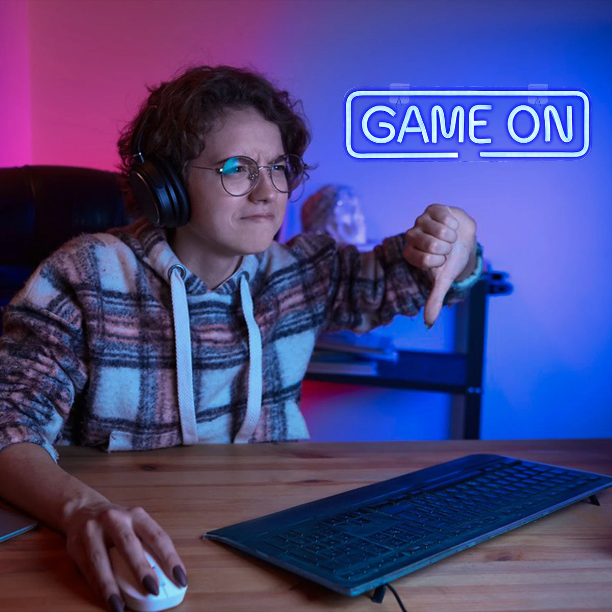 Game Room – LED-neonkyltti (5 V USB)