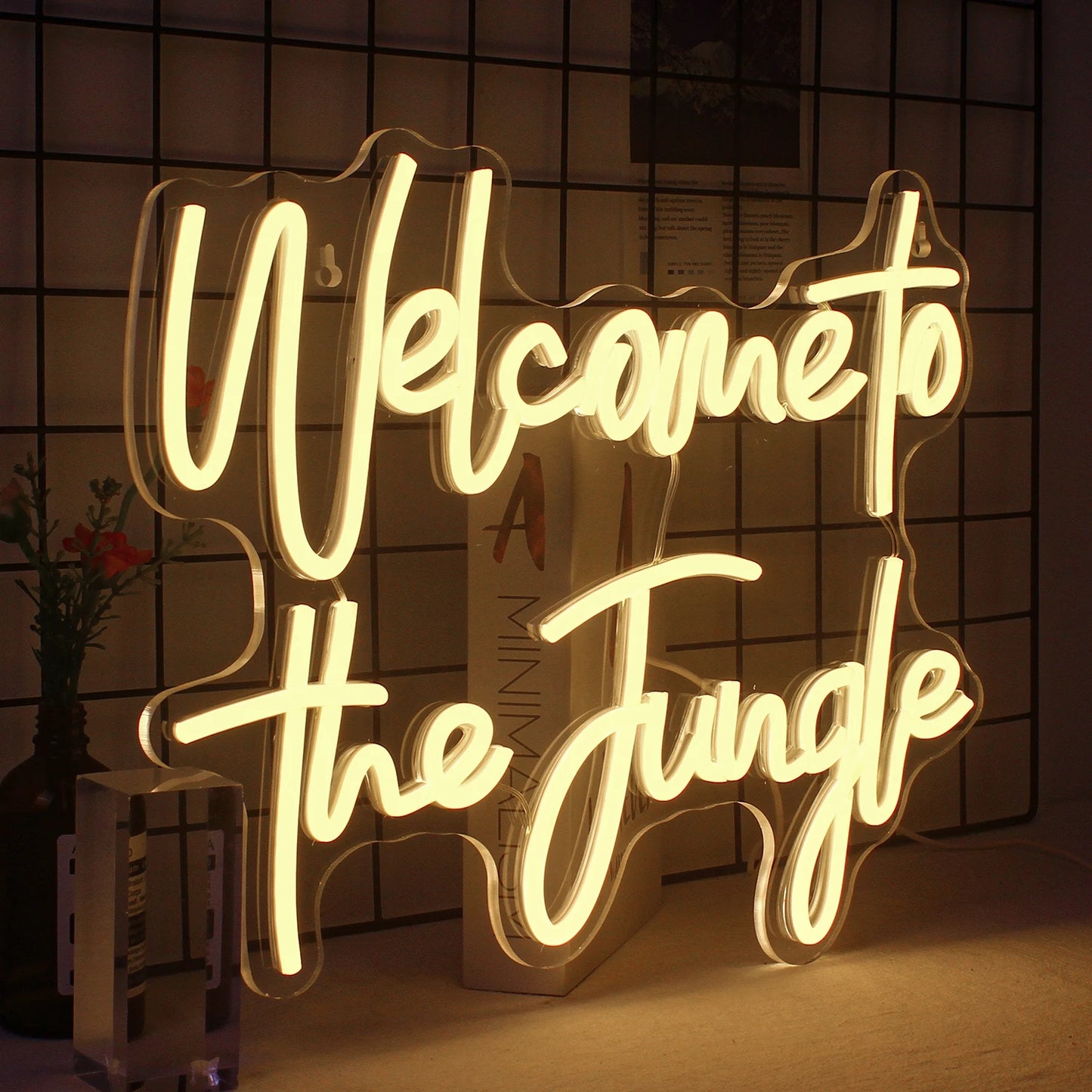 Welcome to the Jungle 5V USB LED Neon Sign - Budget Friendly