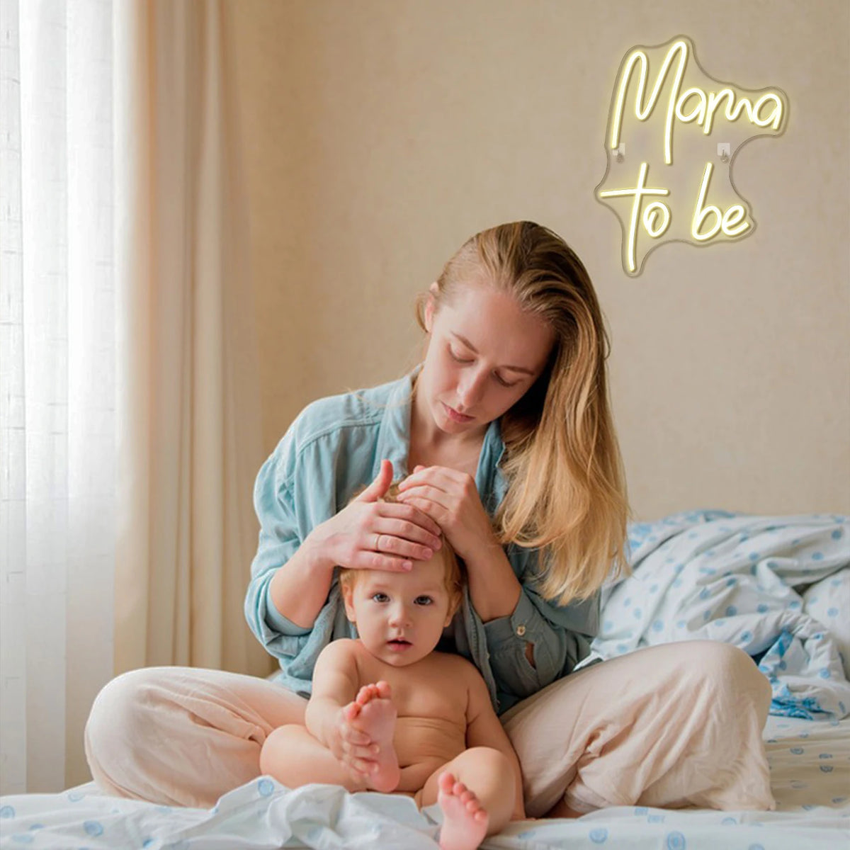 Mama to Be – LED-neonkyltti (5 V USB)