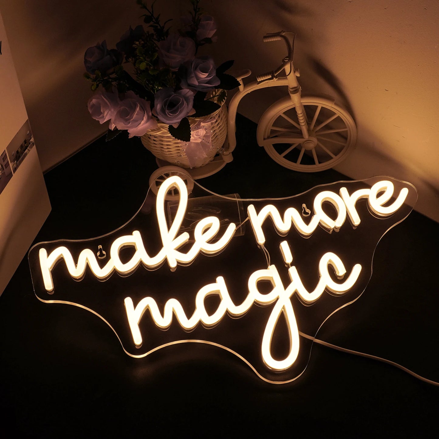 Make More Magic 5V Mini USB LED Neon Sign - Budget Friendly