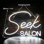 Seek SALON 5V Mini USB  LED Neon Sign - Budget Friendly