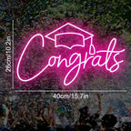 Congrats – LED-neonkyltti (5 V USB)
