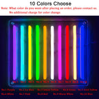 Vuoret ja auringonlasku – LED-neonkyltti (5 V USB)