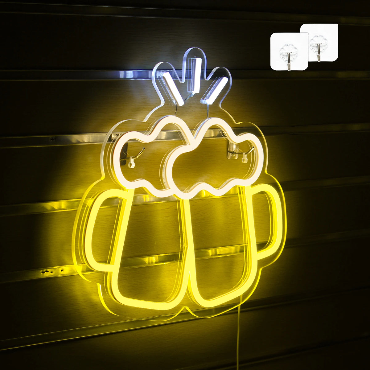 Olutaiheinen kuvio – LED-neonvalomainos (5 V USB)