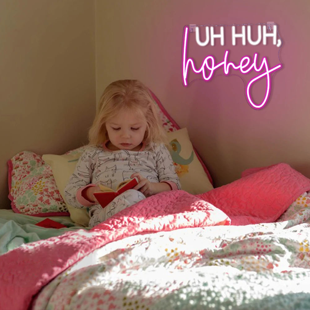 Uh Huh, Honey – LED-neonkyltti (5 V USB)