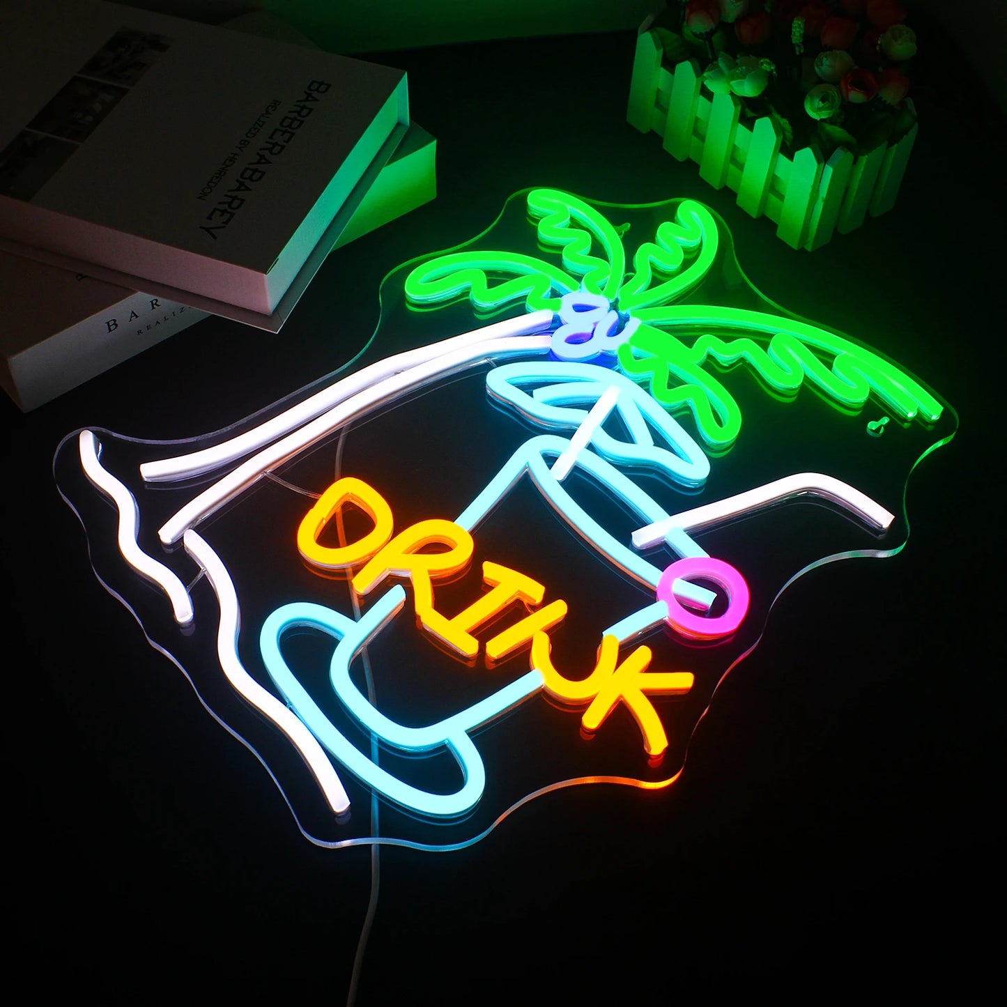 Beach Drink 5V Mini USB LED Neon Sign - Budget Friendly