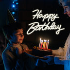 Happy Birthday – LED-neonkyltti (5 V USB)