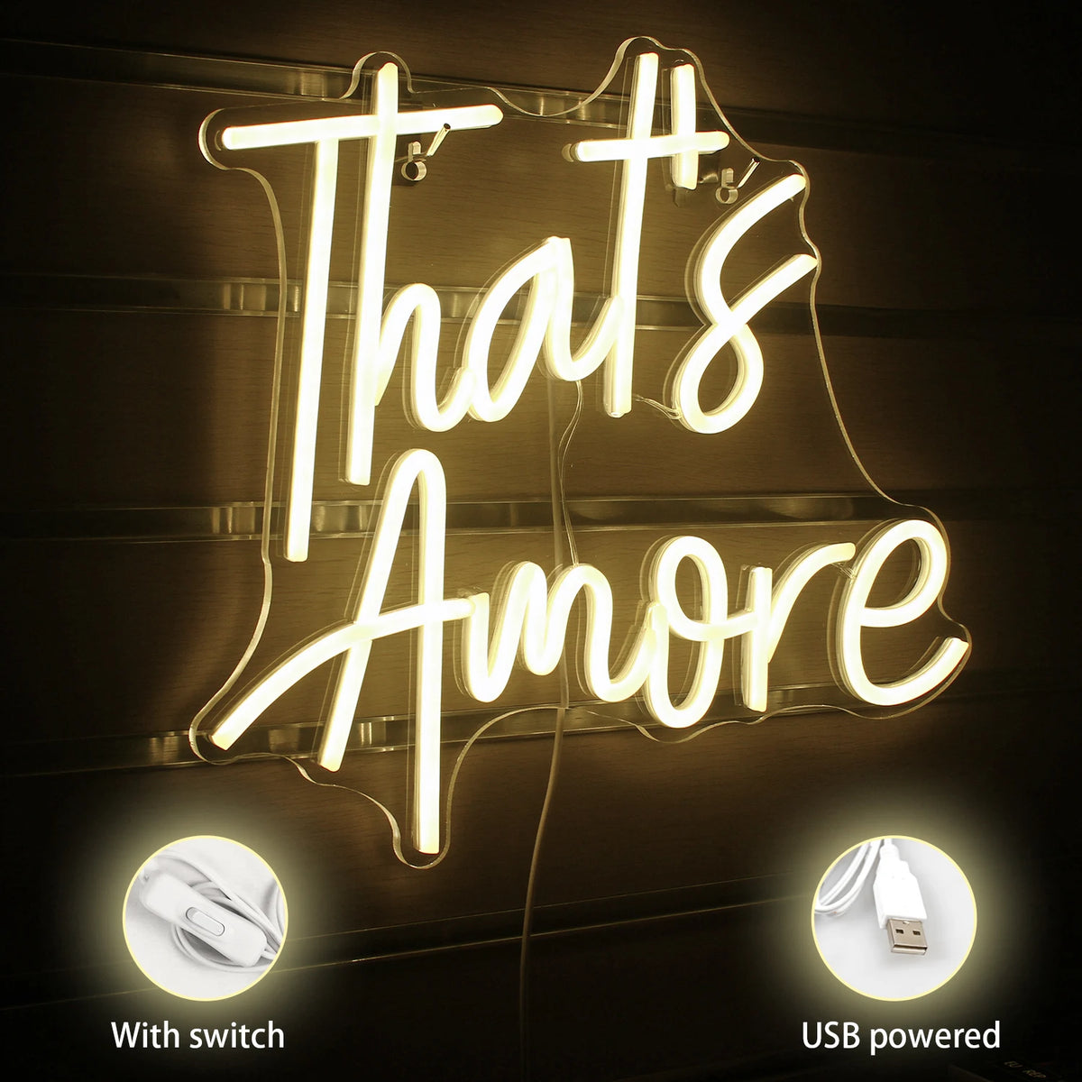 That's Amore – LED-neonkyltti (5 V USB)