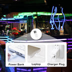 Naisen siluetti – LED-neonkyltti (5 V USB)