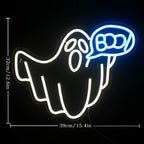 Boo – Kuplakirjaimet – LED-neonkyltti (5 V USB)