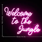Welcome to the Jungle – LED-neonkyltti (5 V USB)