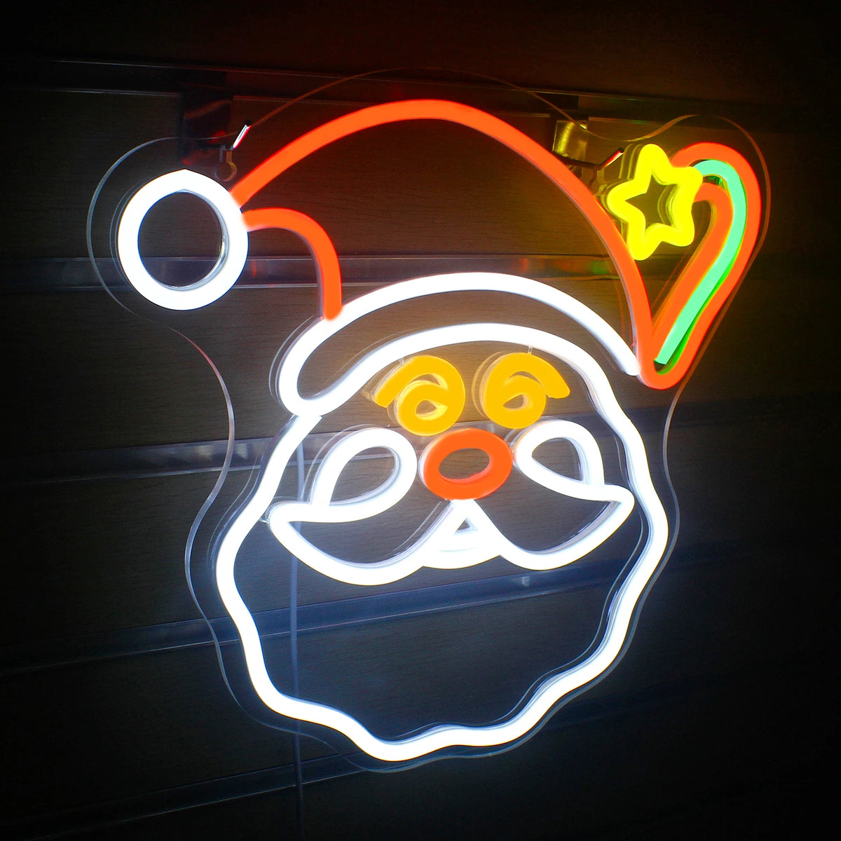 Jouluaihe – LED-neonkyltti (5 V USB)