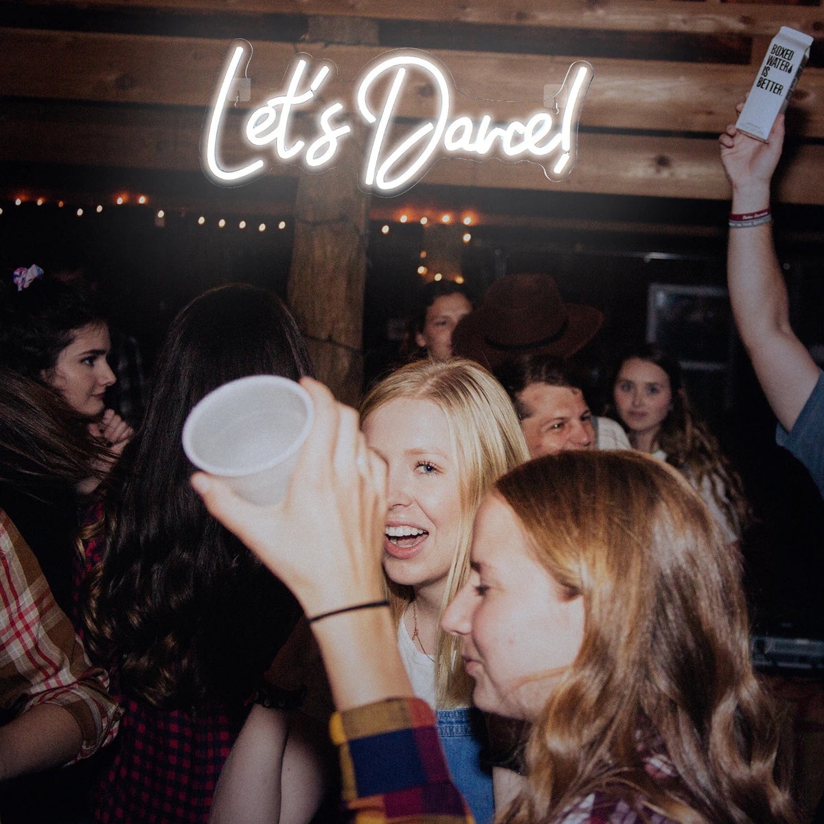 Lets Dance – LED-neonkyltti (5 V USB)