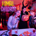 I Smell Children – Halloween-juhlakoriste – LED-neonkyltti (5 V USB)