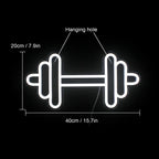 Barbell 5V USB LED Neon Sign - Budget Friendly