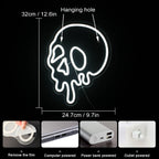 Halloween-aihe – LED-neonkyltti (5 V USB)
