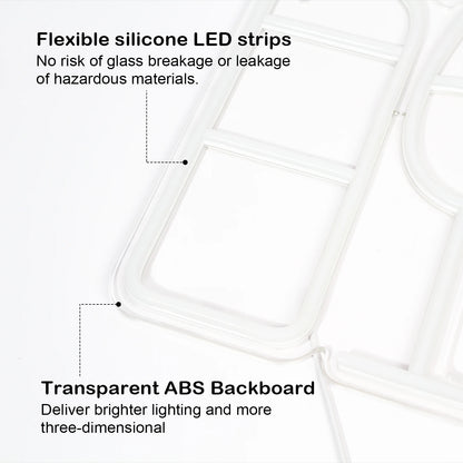 Champagne BAR 5V USB LED Neon Kyltti - Edullinen