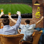 Cold Beer – Olutpullo – LED-neonvalomainos (5 V USB)