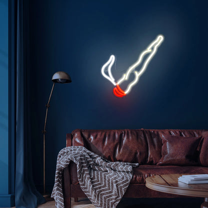 Smoking 5V Mini USB LED Neon Sign - Budget Friendly