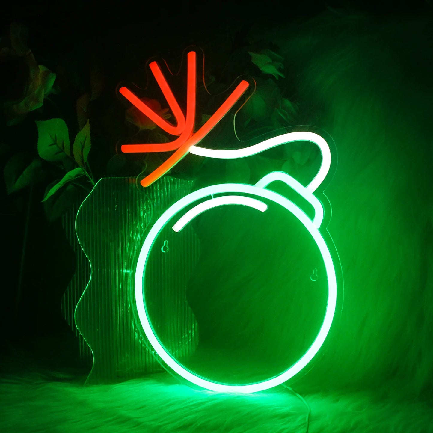 Green 5V Mini USB LED Neon Sign - Budget Friendly