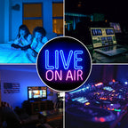 Live On Air 5V USB LED Neon Sign - Budget Friendly