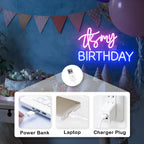 It's My Birthday – LED-neonkyltti (5 V USB)