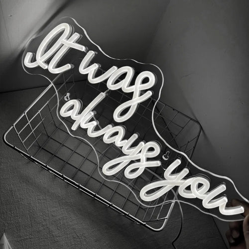 It Was Always You – LED-neonkyltti (5 V USB)