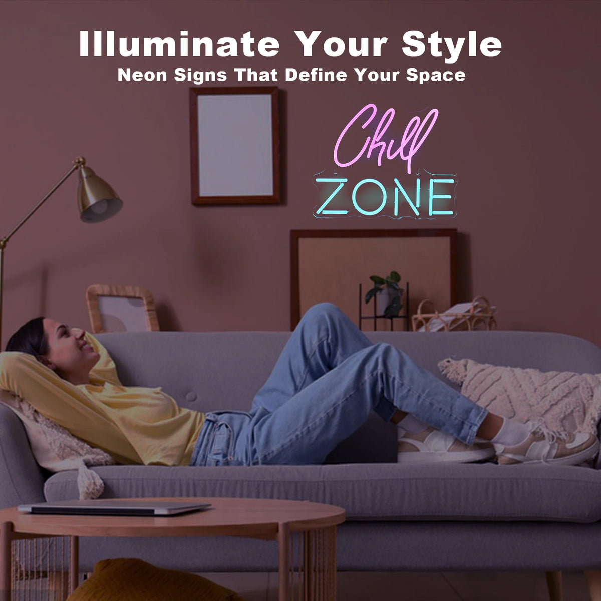 Chill Zone – LED-neonkyltti (5 V USB)