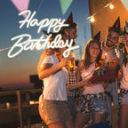 Happy Birthday – LED-neonkyltti (5 V USB)