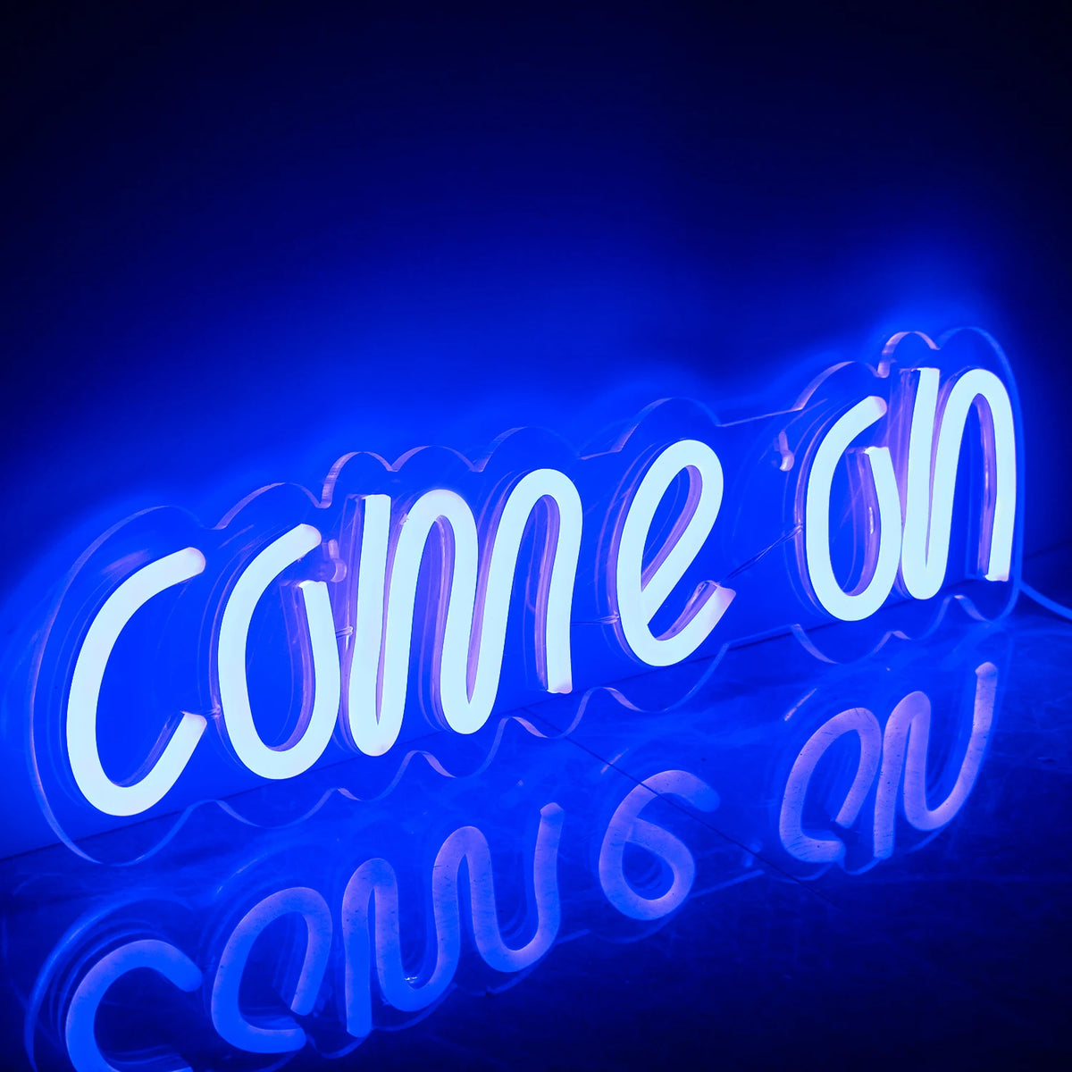 Come On – LED-neonkyltti (5 V USB)