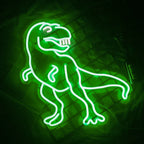 Dinosaurusaihe – LED-neonkyltti (5 V USB)