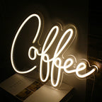 Coffee – LED-neonvalomainos (5 V USB)